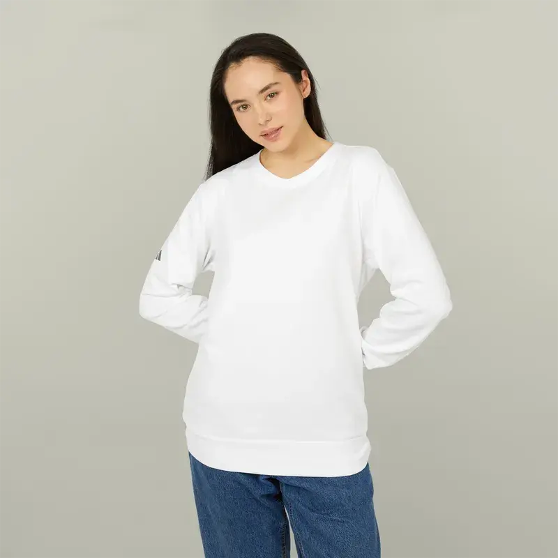 adidas Unisex Fleece Crewneck Sweatshirt