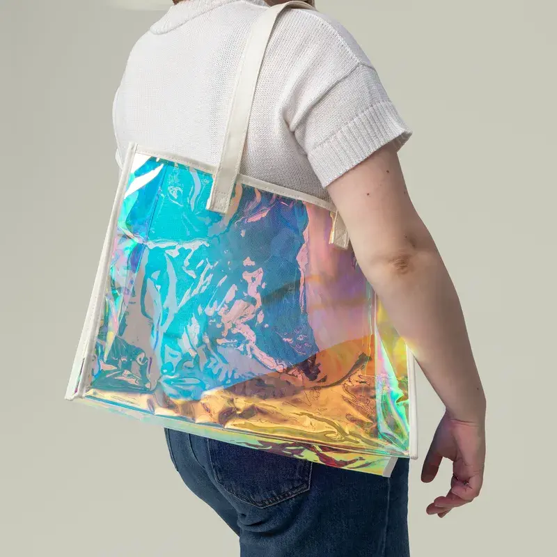 Beach Holographic Tote Bag