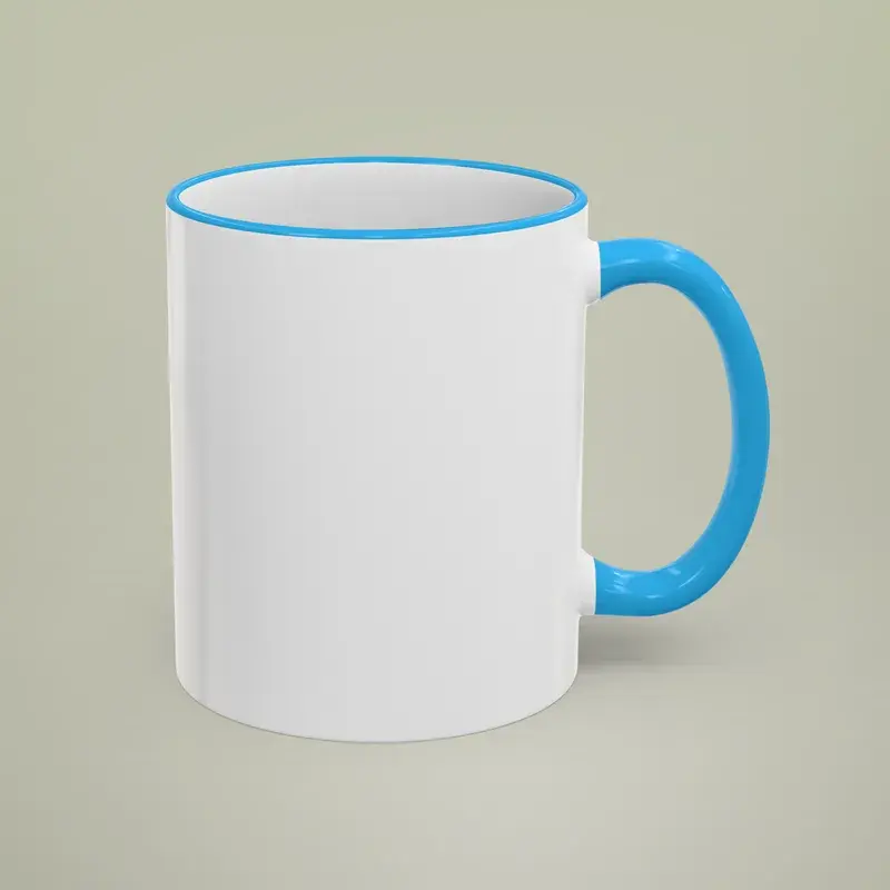 Accent Rim & Handle Mug (11oz, 15oz)