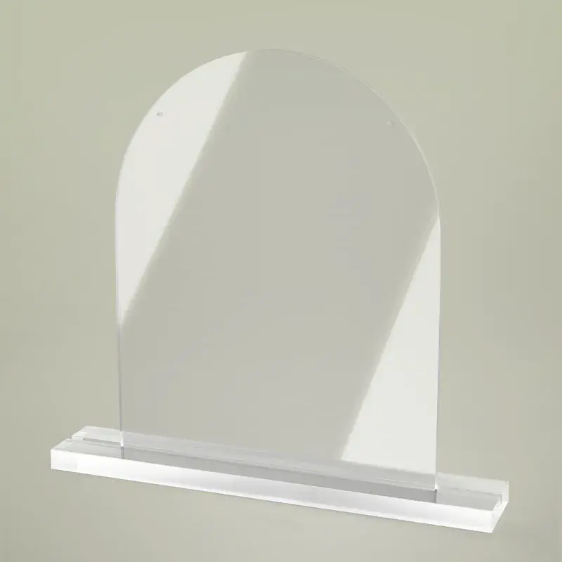 Acrylic Table sign, Dome Shape