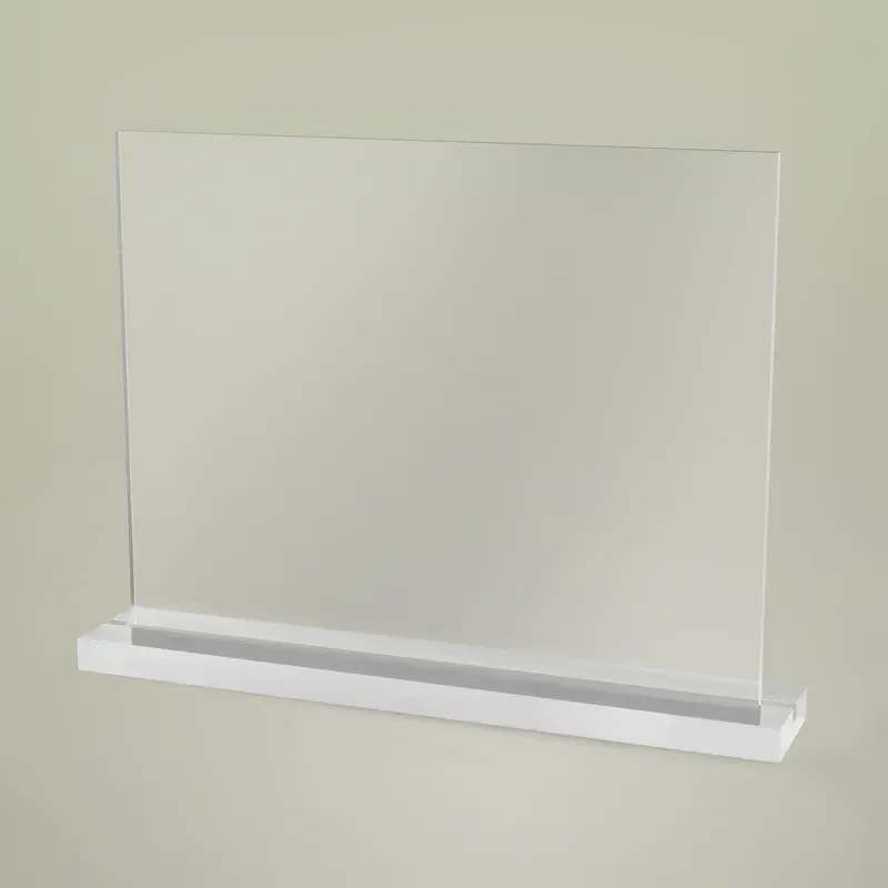 Acrylic Table sign, Rectangular Shape
